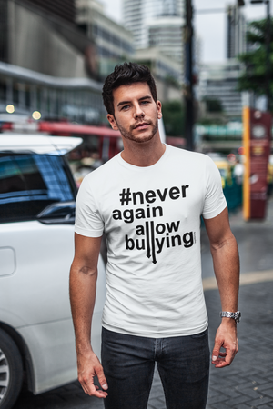 Unisex Heavy Cotton Tee - Never Again Allow Bullying