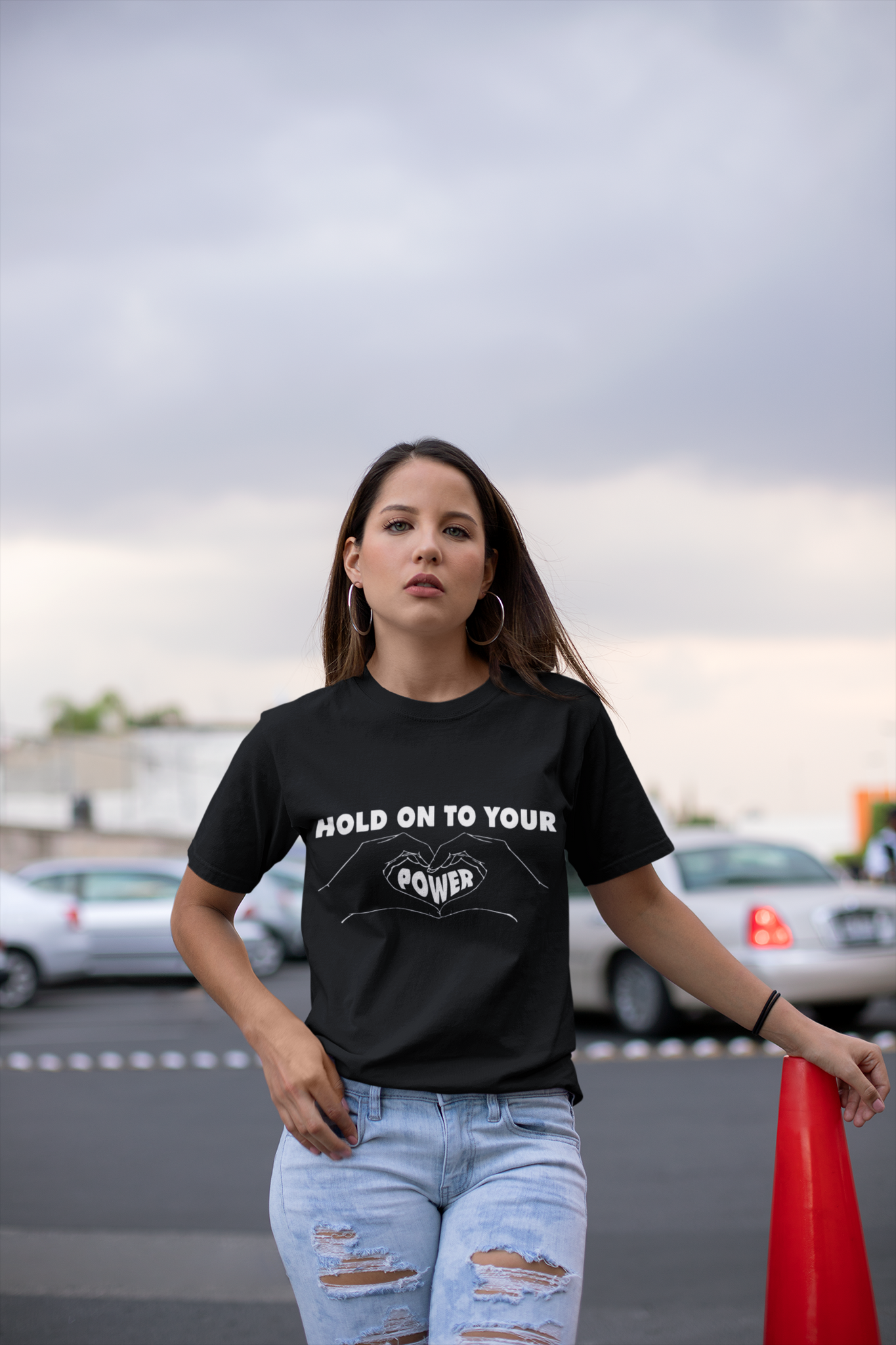 Unisex Heavy Cotton Tee - Hold On To Your Power